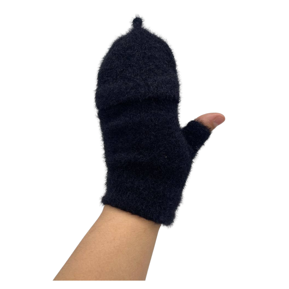 Pack 3 Guantes Híbridos Invierno Térmico Con Botón Sujeción-3