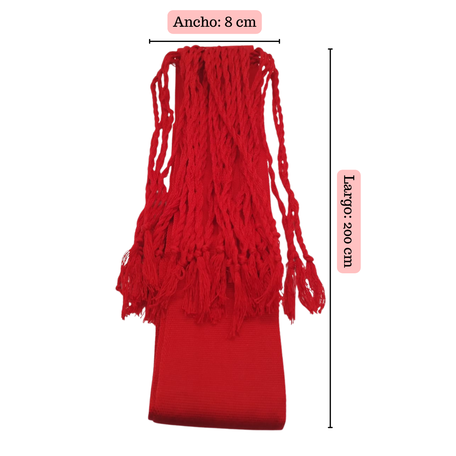 Pack 3 Fajas Traje Huaso Colores Fiestas Patrias Viva Chile 8x200cm-3