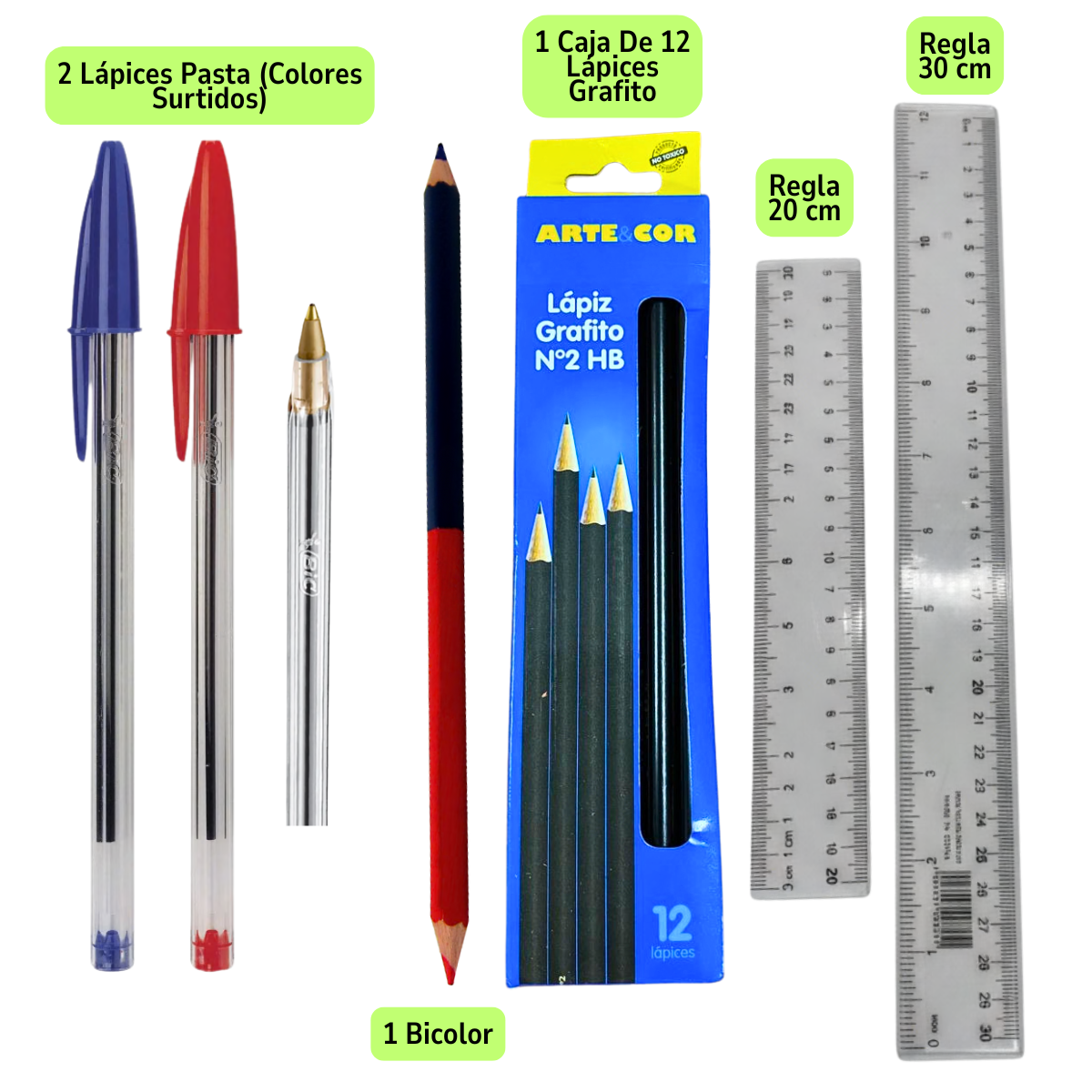 Pack 75 Útiles Escolares Lista Escolar Combo Básico Escuela-4