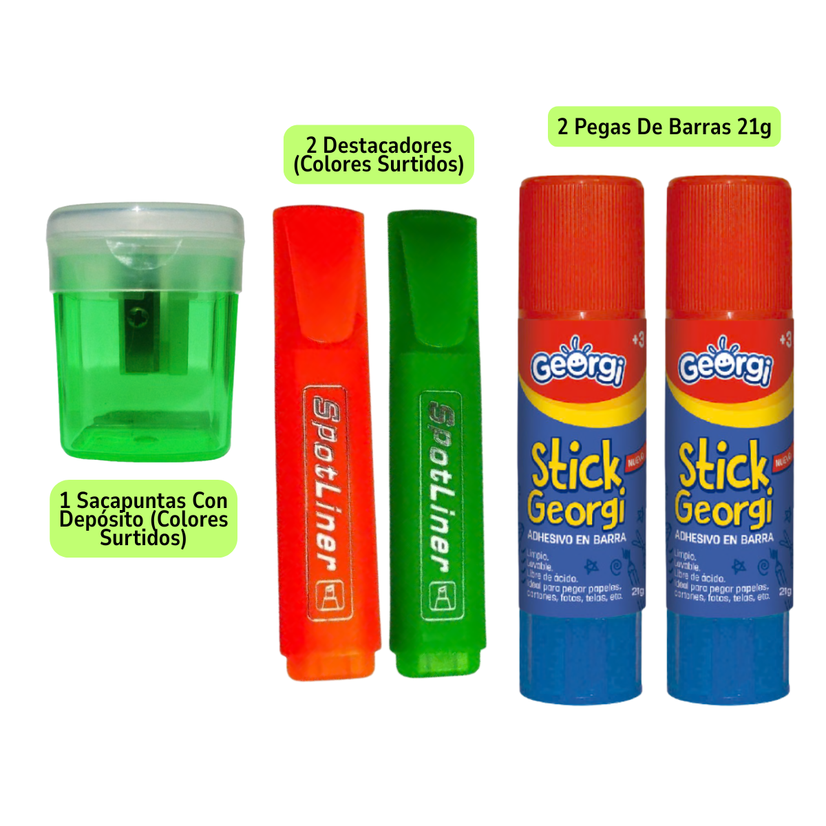 Pack 75 Útiles Escolares Lista Escolar Combo Básico Escuela-5