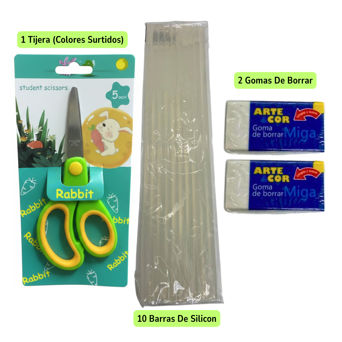 Pack 75 Útiles Escolares Lista Escolar Combo Básico Escuela-7