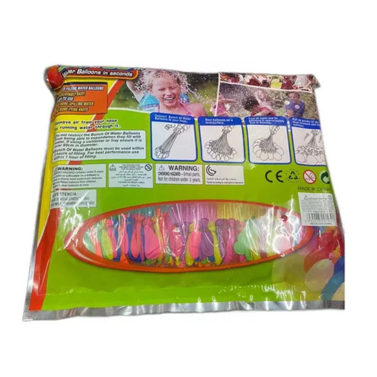 Set 10 Racimos De Bombitas De Agua + Adaptador Verano-6