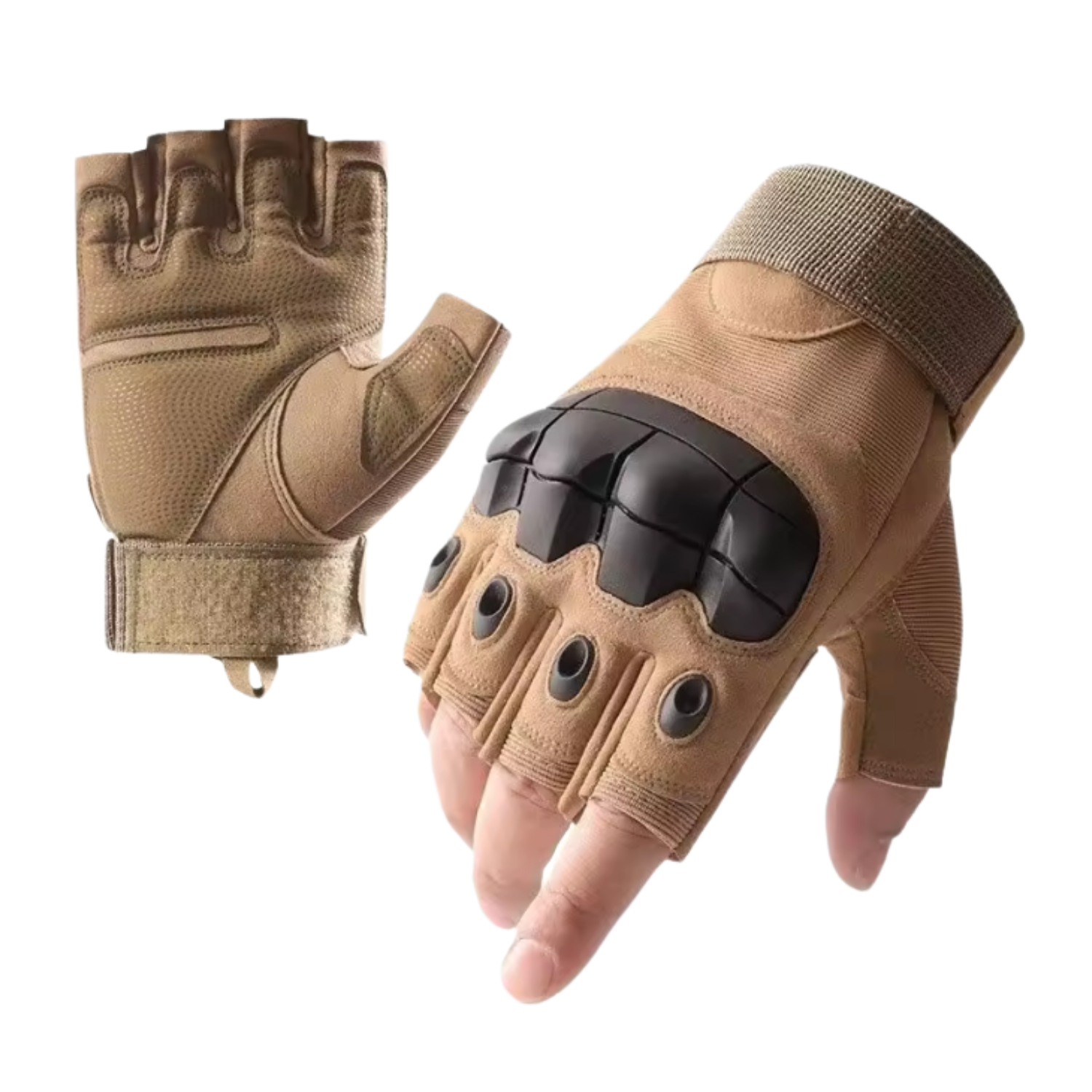 Guante Corto Táctico Militar Moto Bicicleta Airsoft-0