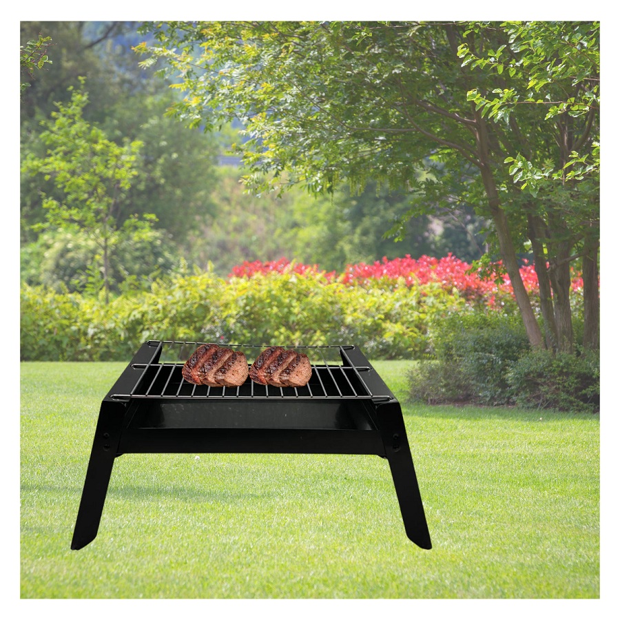 Parrilla Portable Stainless Al Aire Libre + Set De Utensilios (Obsequio)-4