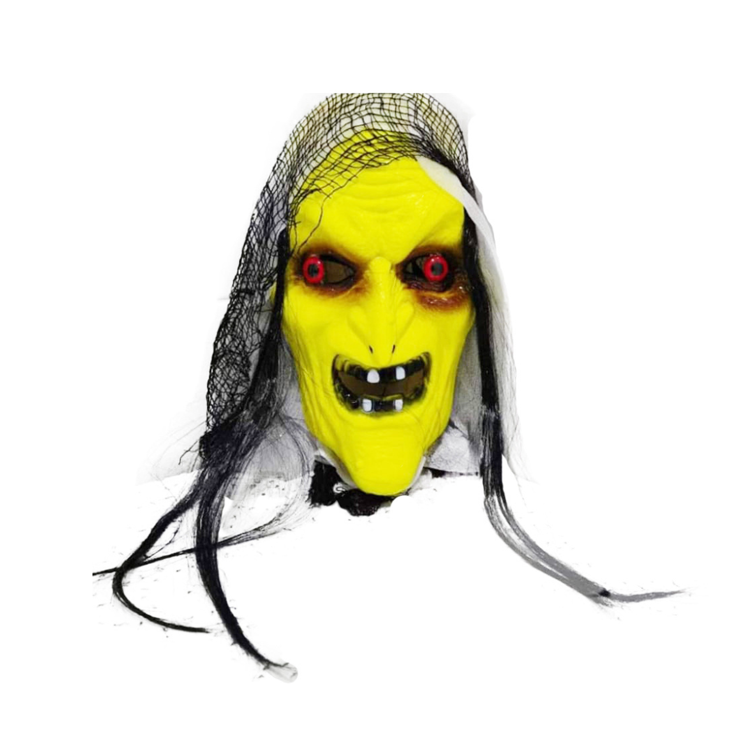 Disfraz Máscara De Bruja Aterradora Halloween-0