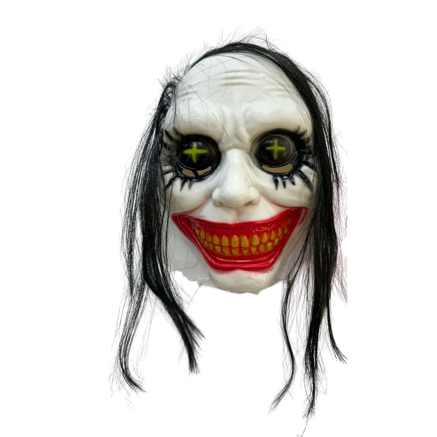 Mascara Disfraz Bruja Halloween Terror Horror-0