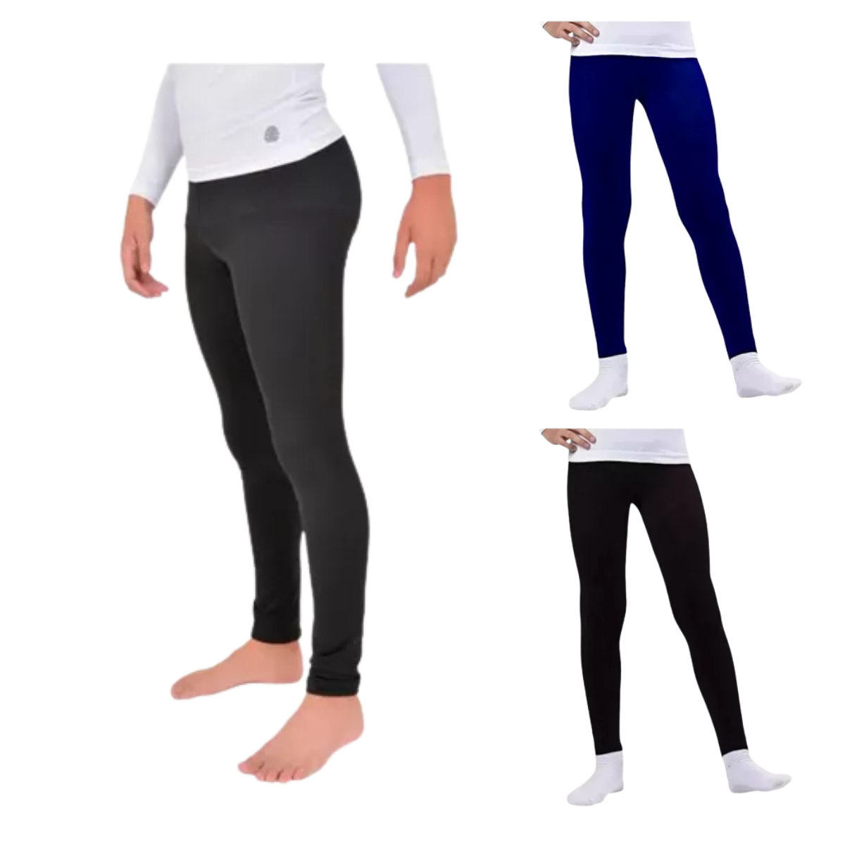 Pack 4 Panty Calza Niño Térmico Polar Invierno-2