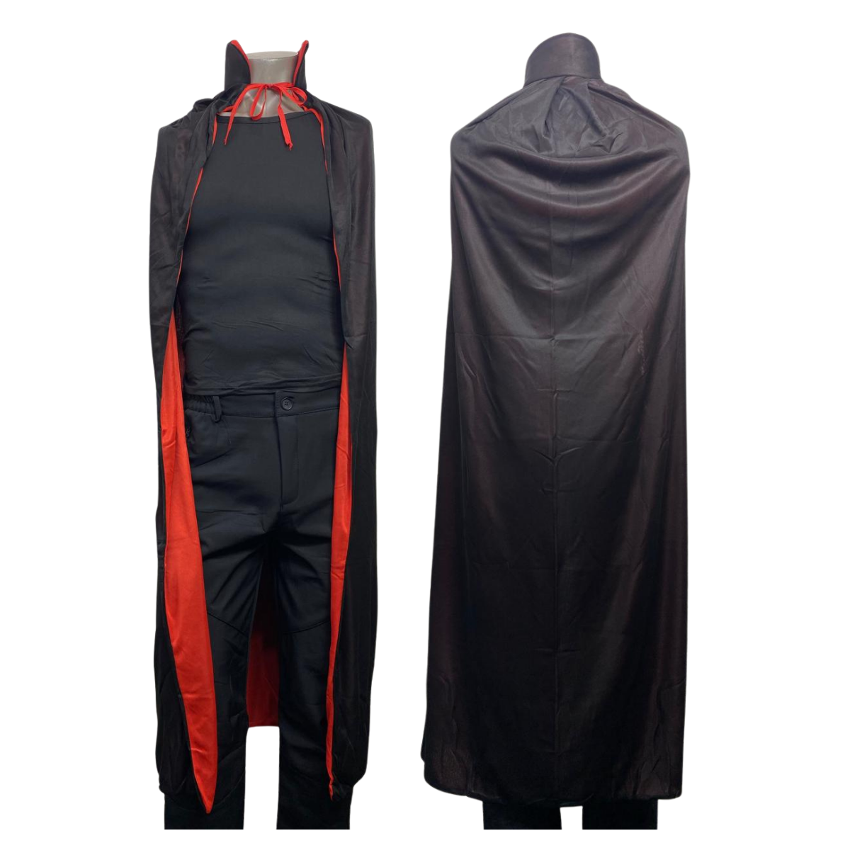 Máscara + Disfraz Vampiro Adulto Talla Única Halloween 2025-2