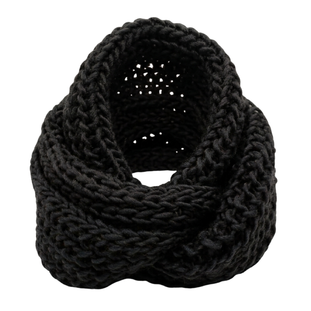 Bufanda Cuello Estilo Punto Inglés Lana Invierno Abrigado-1