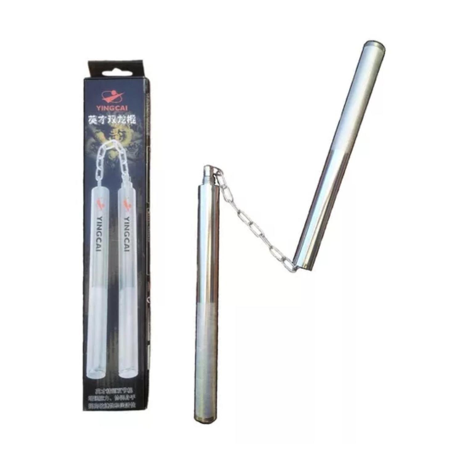 Nunchaku Metalico Baston Defensa Personal Artes Marciales-6