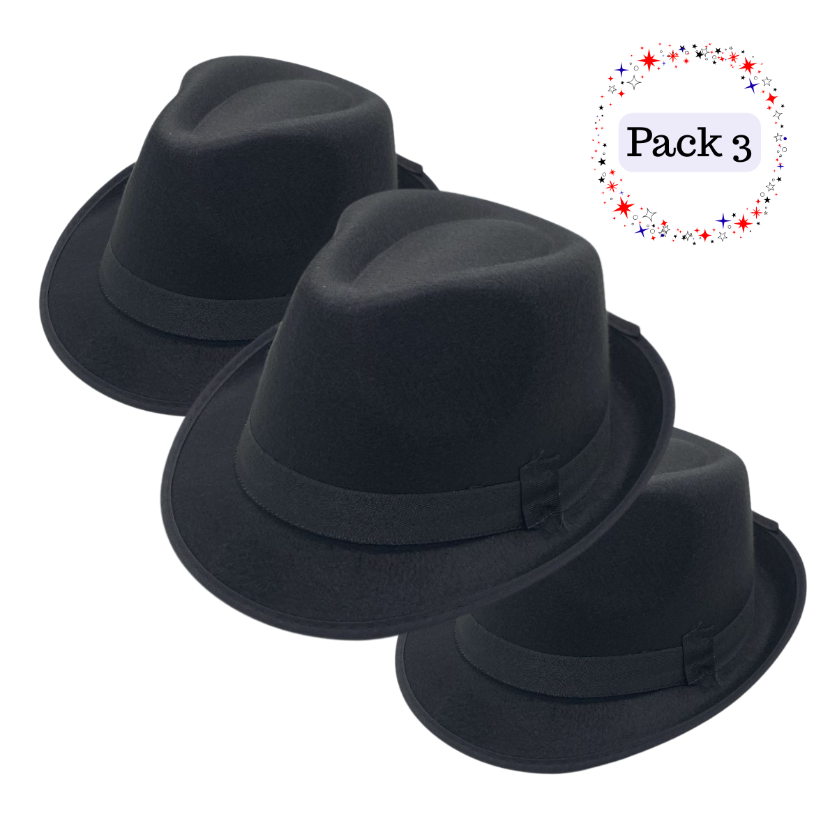 Pack 3 Sombreros Nortino Niño/Hombre Gorro Fiestas Patrias-1