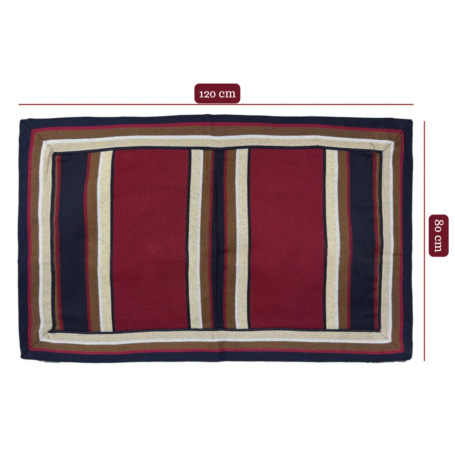 Manta Poncho De Huaso Cueca Adulto Traje Tipico Chile 120x80cm-2