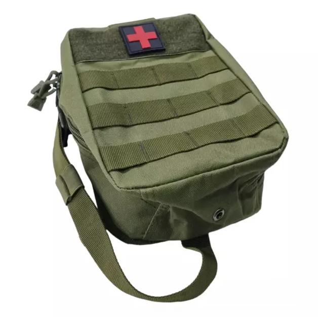 Bolso de Primeros Auxilios Militar Táctico  Verde-2