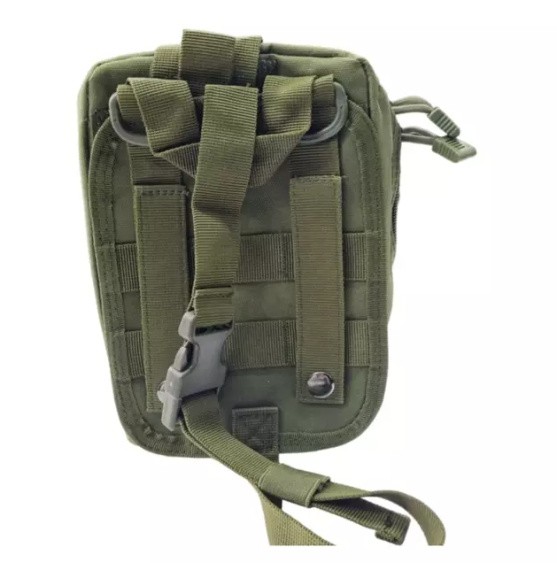 Bolso de Primeros Auxilios Militar Táctico  Verde-3
