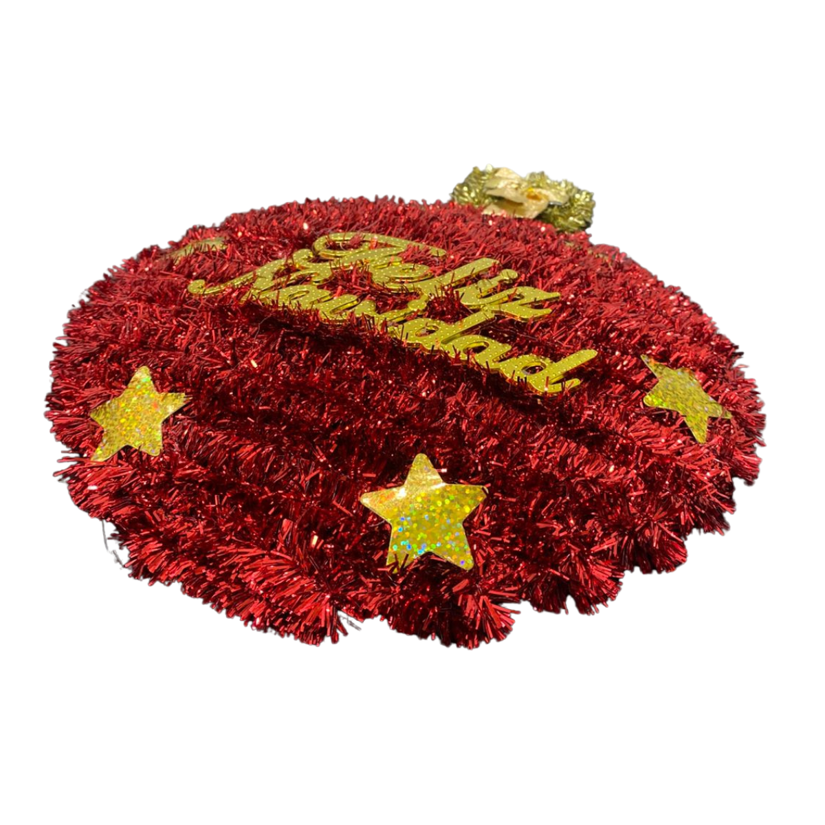 Pack 3 Colgante Esfera Adorno Para Puerta De Navidad 2025-2