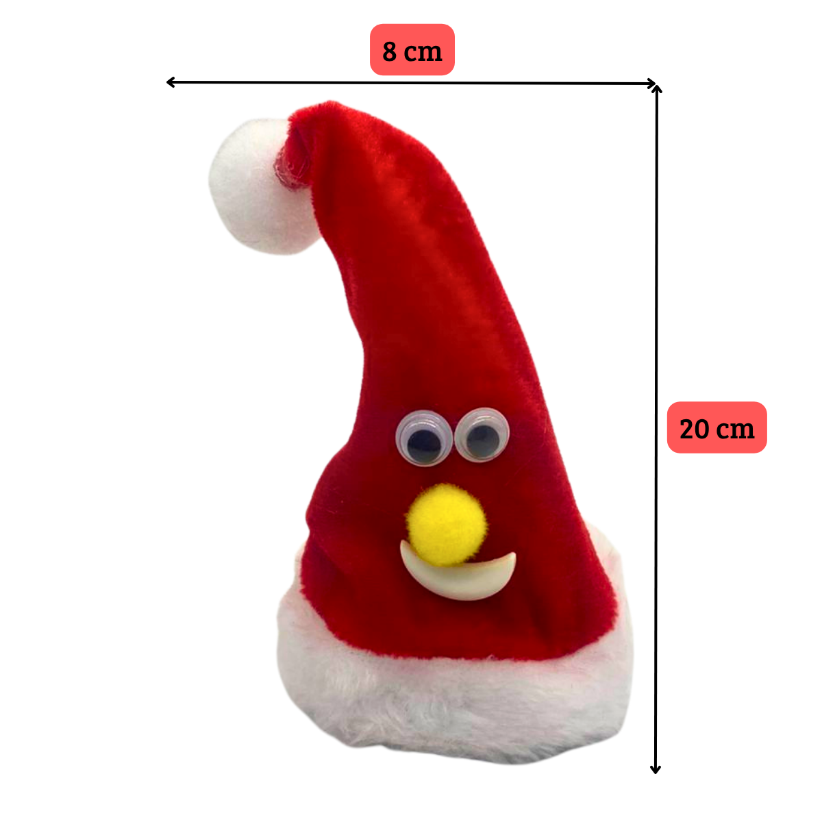 Mini Adorno Navidad Bailarín Con Movimiento Y Música Navidad 2025-4