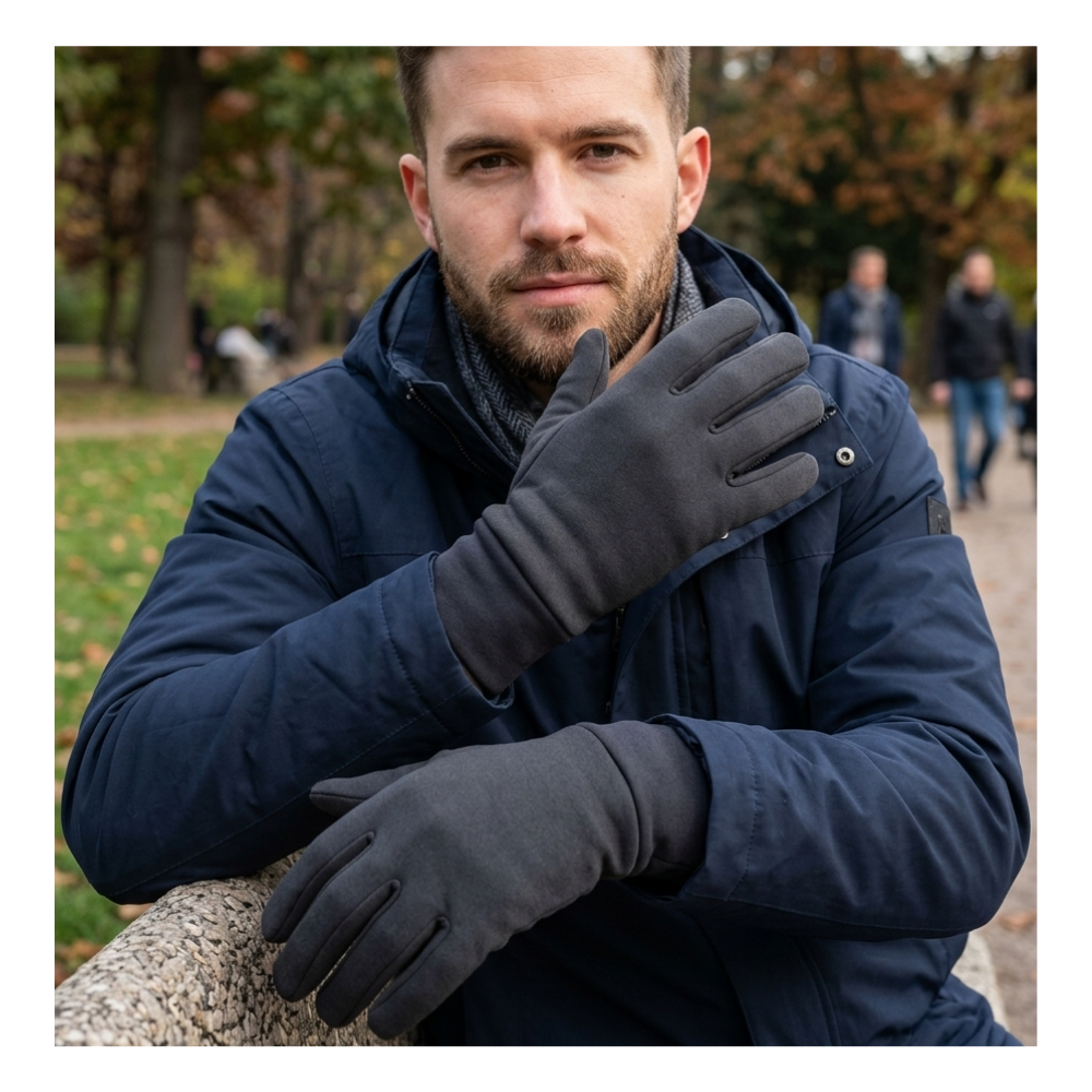 Guantes Térmicos De Polar Con Refuerzo Antideslizante En Palma-6