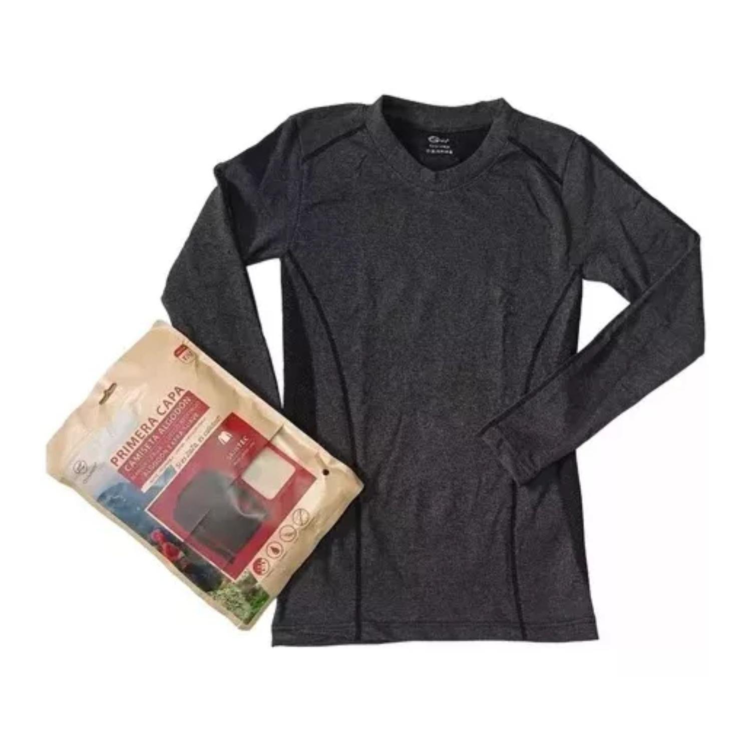 Polera Segunda Capa Medio Cierre Outdoor Ml Hombre-5