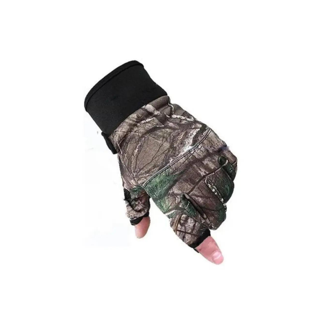 Guantes Pesca-Caza-Bosques-Tacticos-Ramas S/n Dedos-0