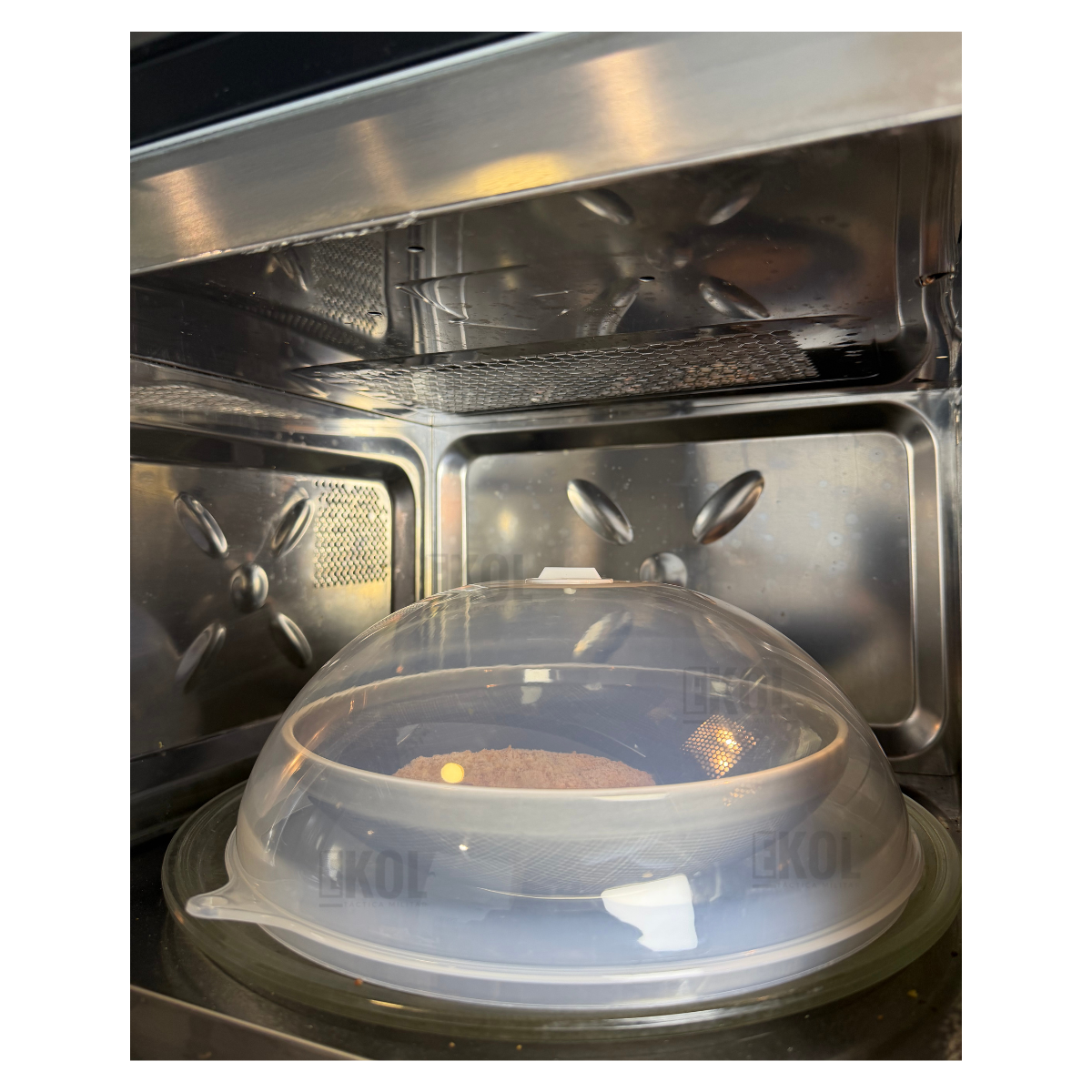 Tapa Horno Microondas Anti Salpicadura Campana Cubre Platos-4