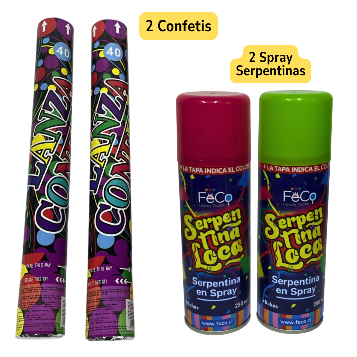 Kit Premium Cotillón Año Nuevo Con Globos 38 Piezas-4