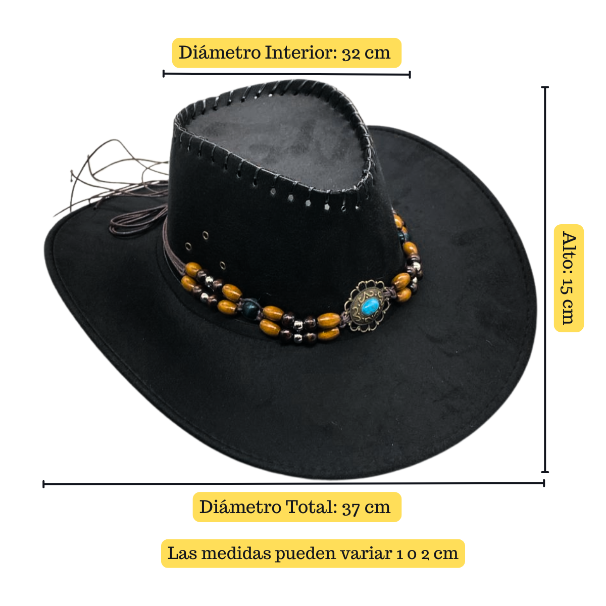 Sombrero Vaquero Unisex Gorro Gorra Jockey Fiestas Patrias-3