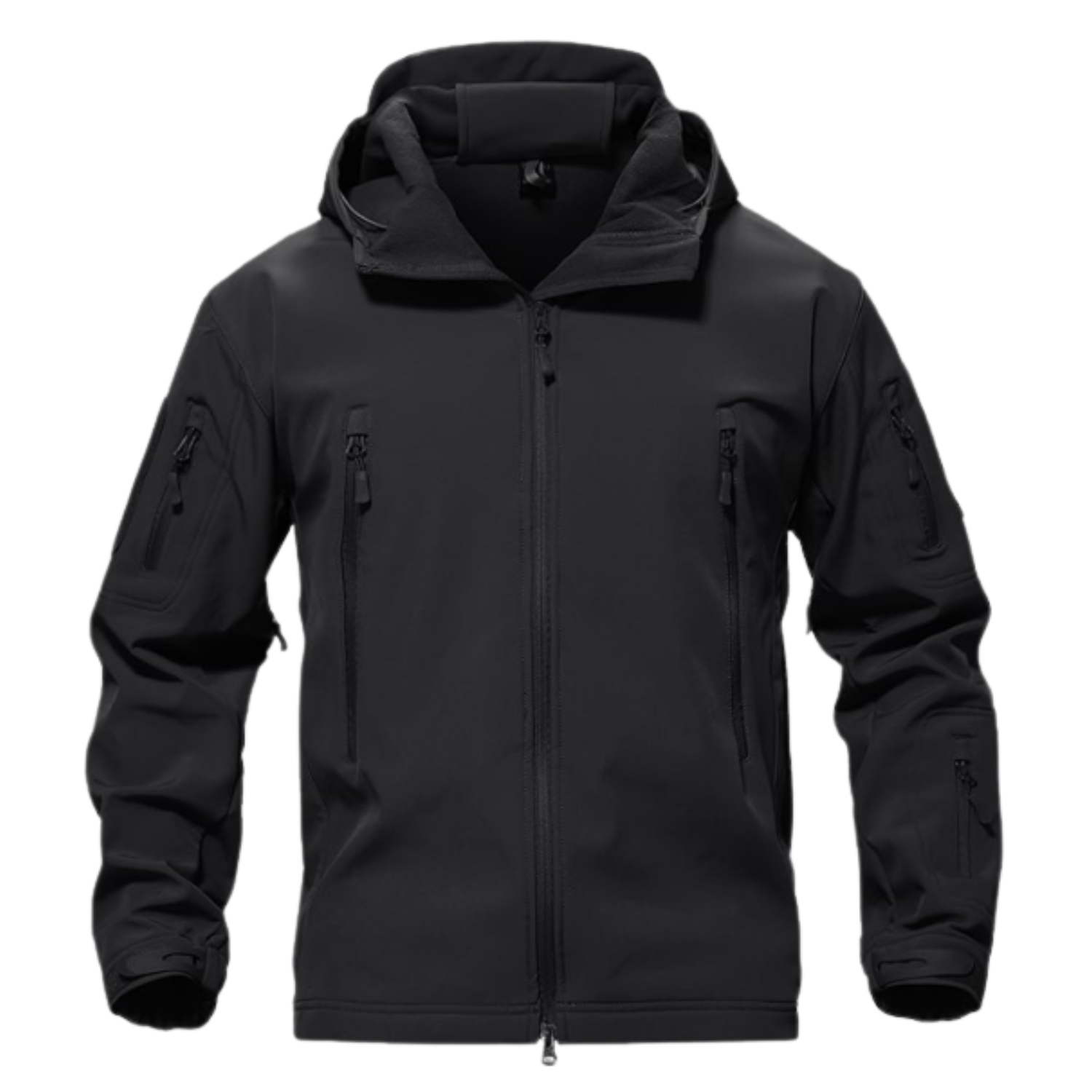 Chaqueta Softshell Tactica Militar Con Capucha Impermeable-0