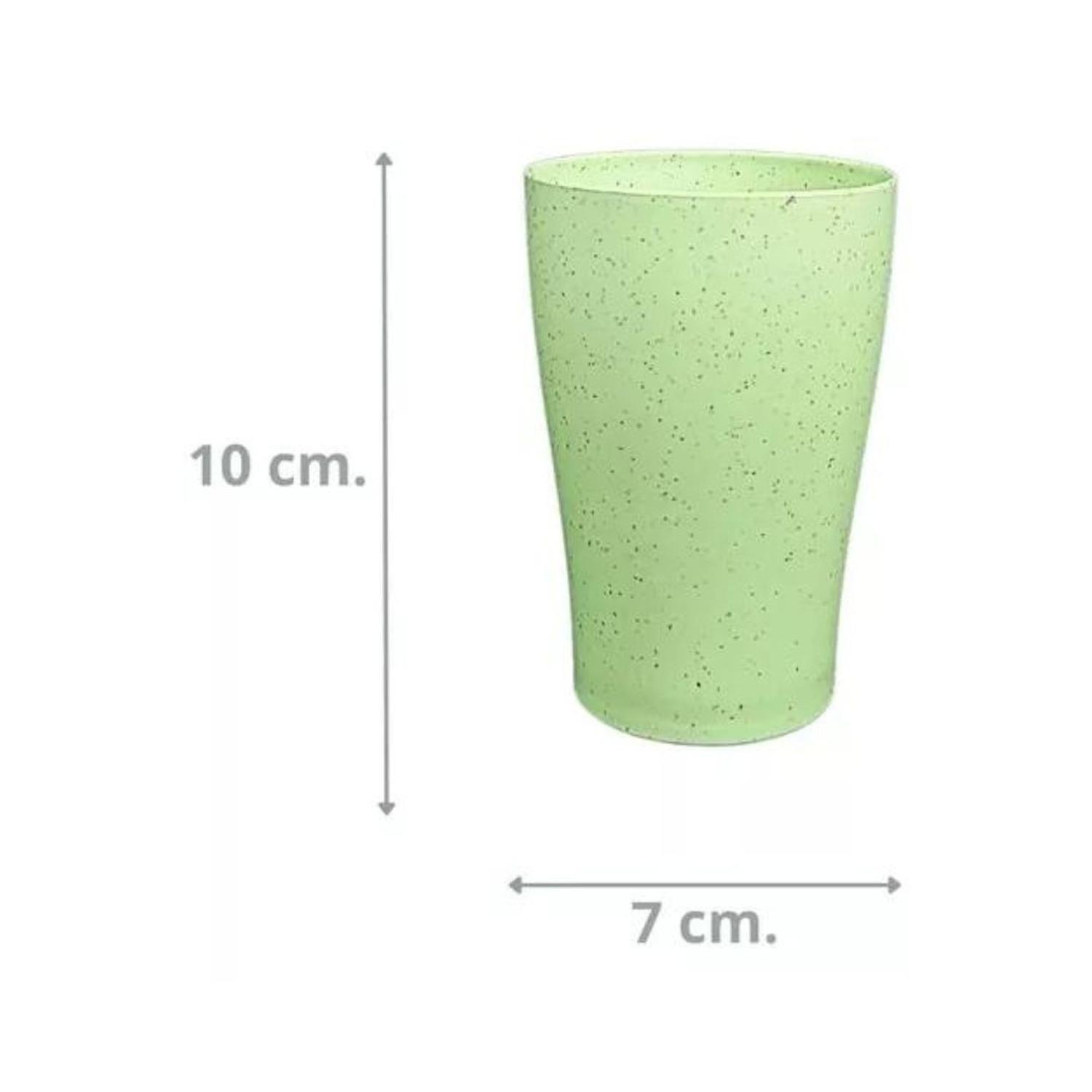 Pack de 4 Vasos Fibra De Trigo Ecologico-2