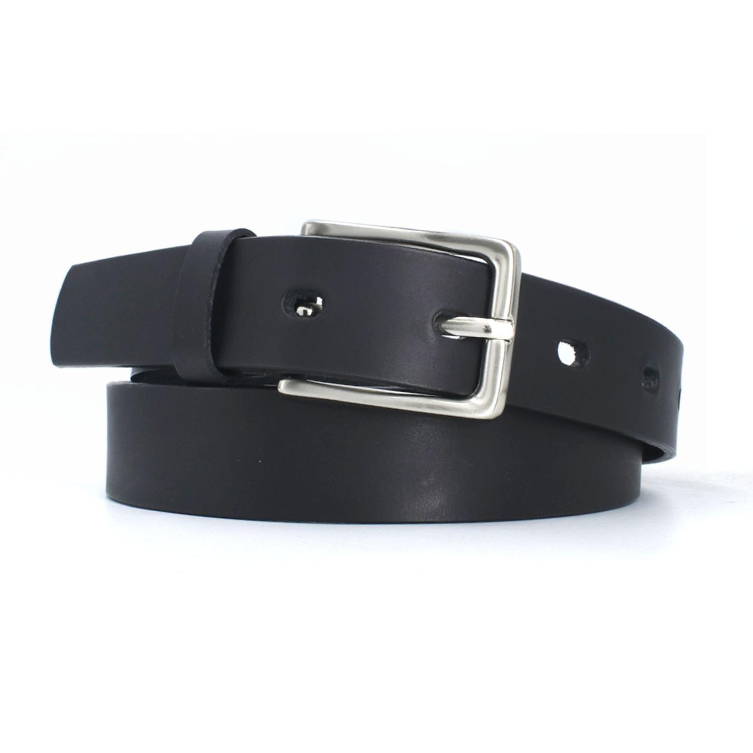 Cinturón Cuero - Unisex Hebilla Metalizada-2