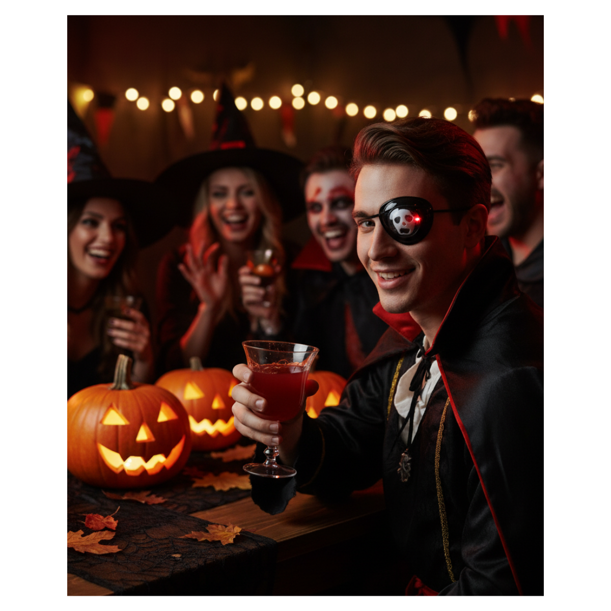 Parche Pirata LED Luminoso Disfraces Halloween 2025-4