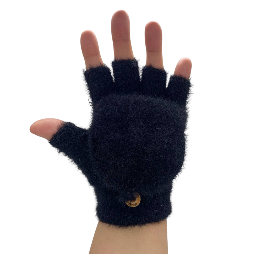 Guantes Híbridos Invierno Térmico Con Botón Sujeción-4