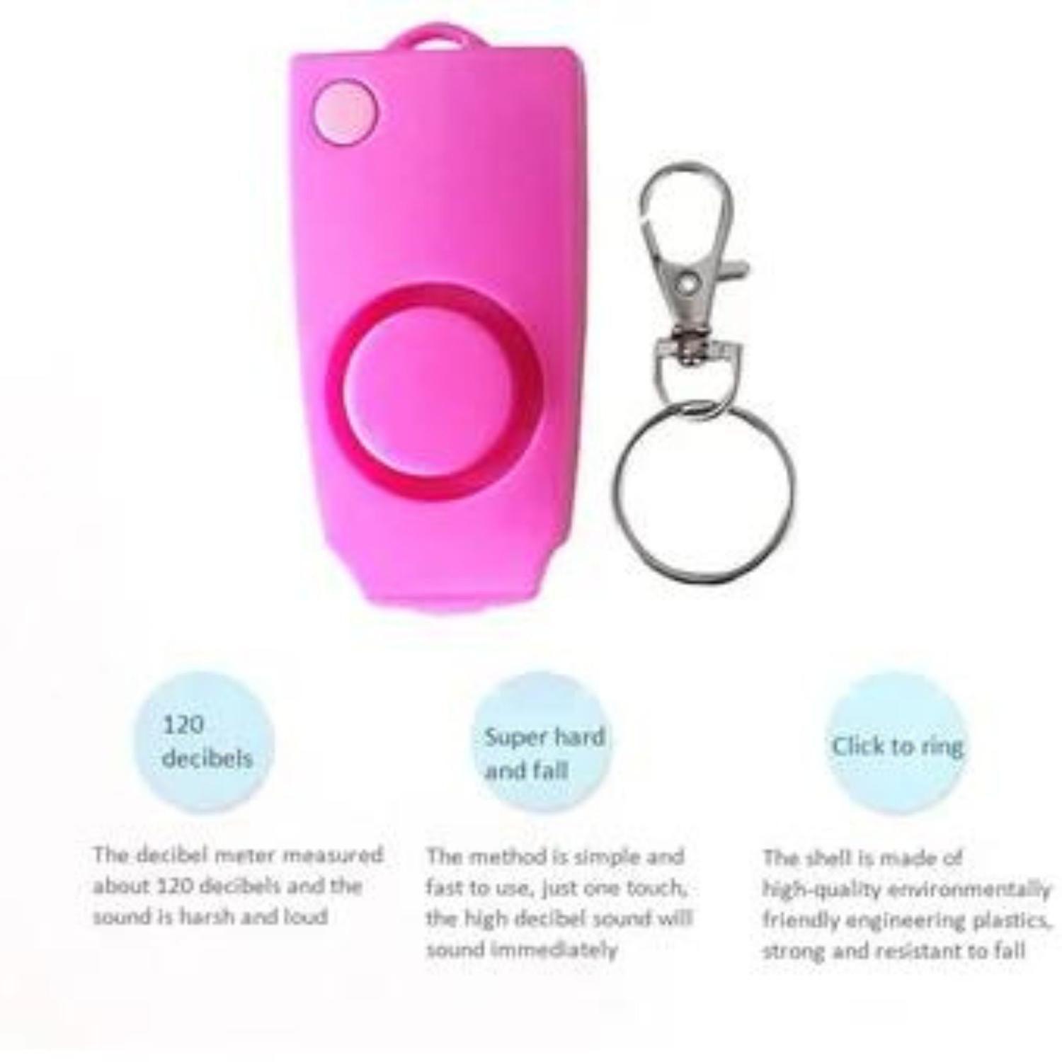 Alarma Personal Autodefensa Robo Seguridad Emergencia 130db-6