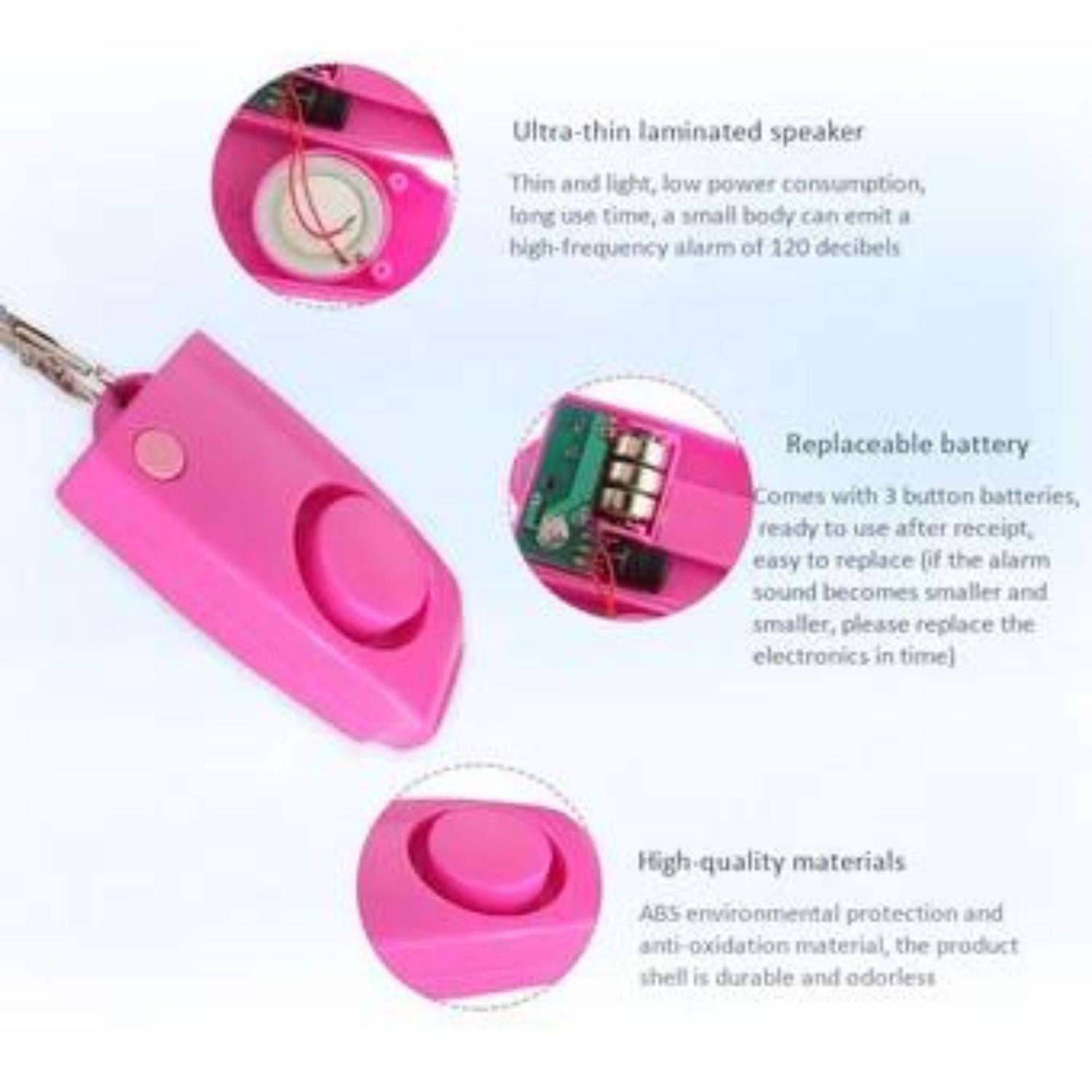 Alarma Personal Autodefensa Robo Seguridad Emergencia 130db-8