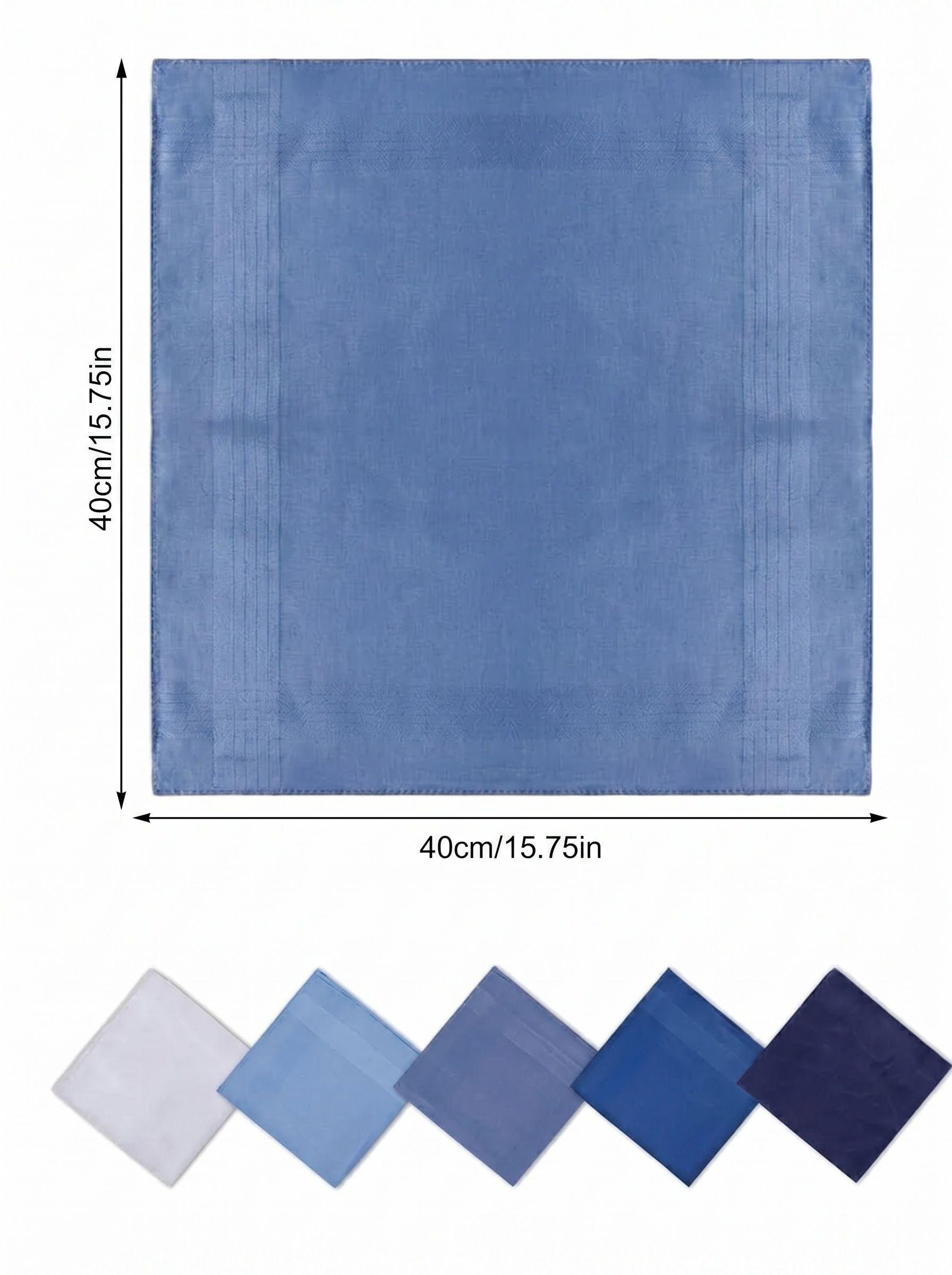 Pañuelos de Hombre 100 Algodon Premium x12 Unidades 40x40 cm Suaves-2