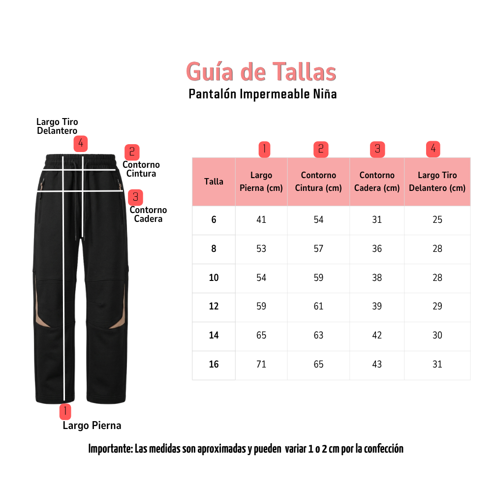 Pantalón Softshell Jogger Niña Urban Tech - Reforzado Con Bolsillos-5
