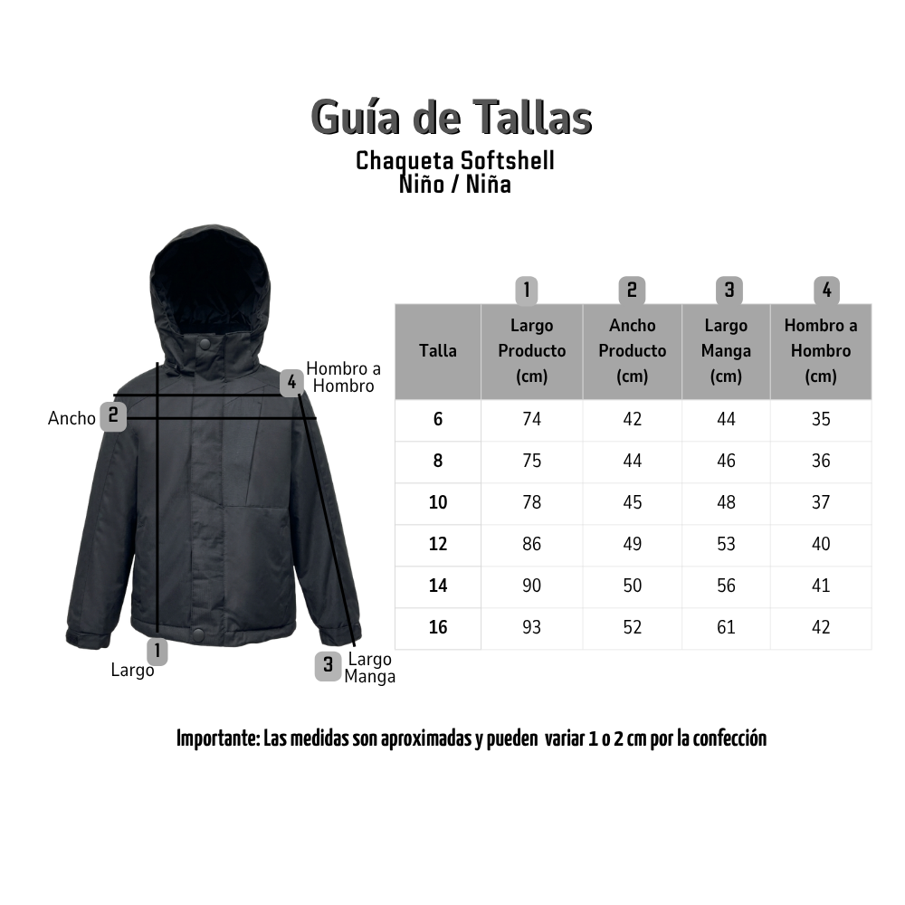 Chaqueta Térmica Softshell para Niños Impermeable y Cortavientos-5
