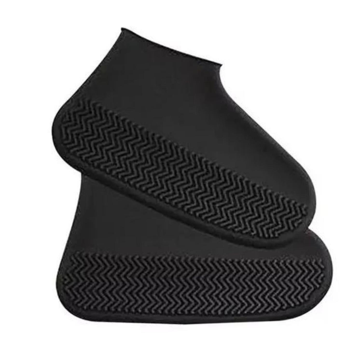 Par Cubre Calzado Impermeables Funda Aislante Lluvia-0