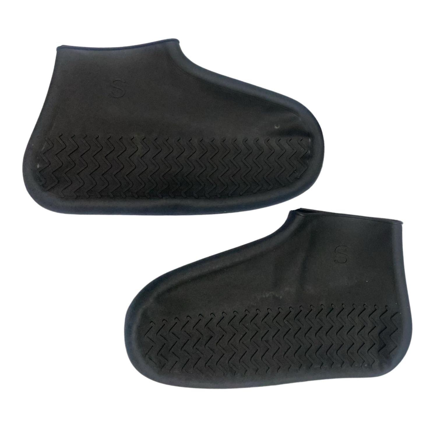 Par Cubre Calzado Impermeables Funda Aislante Lluvia-1