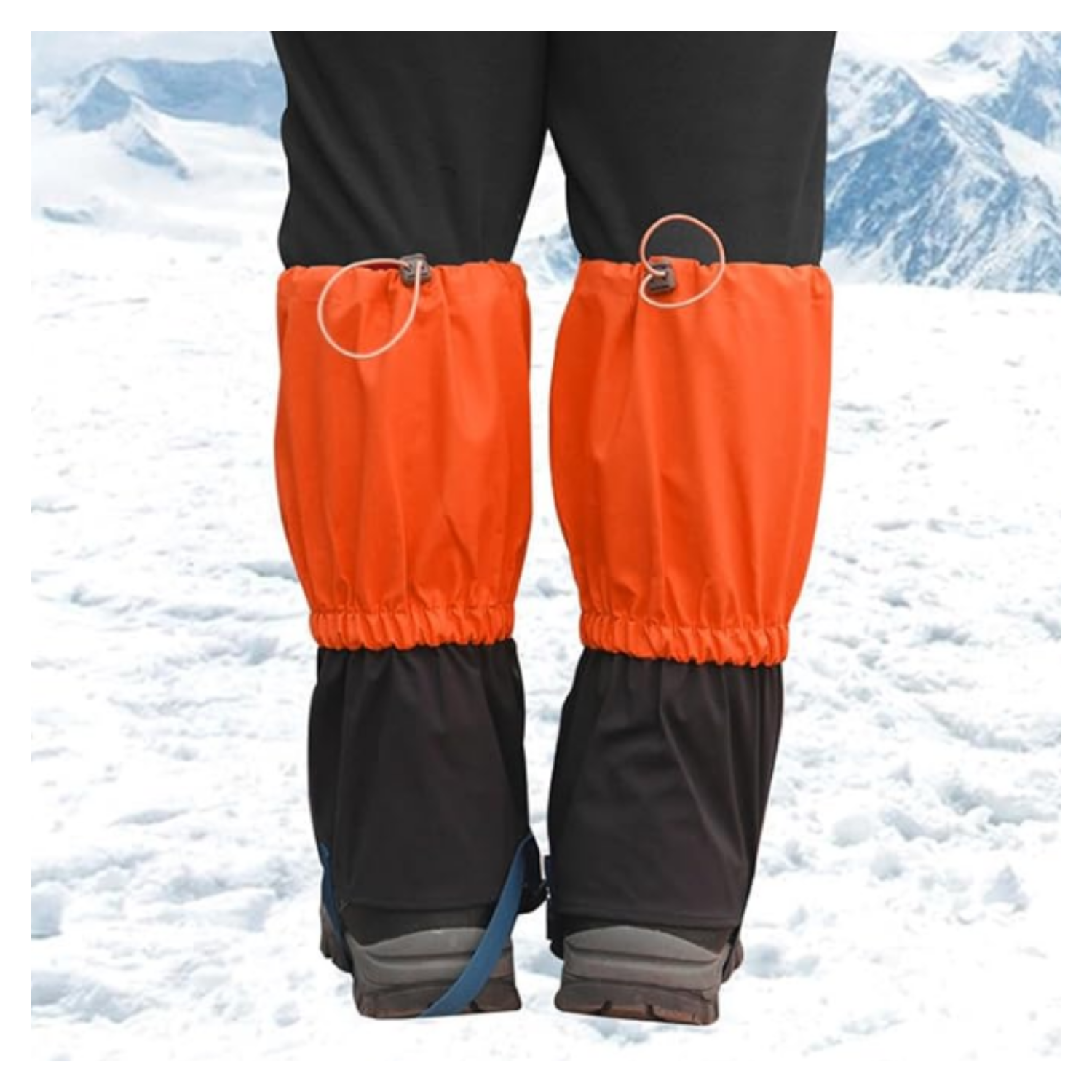 Polainas Impermeable Trekking Nieve Outdoor Naranjo -2
