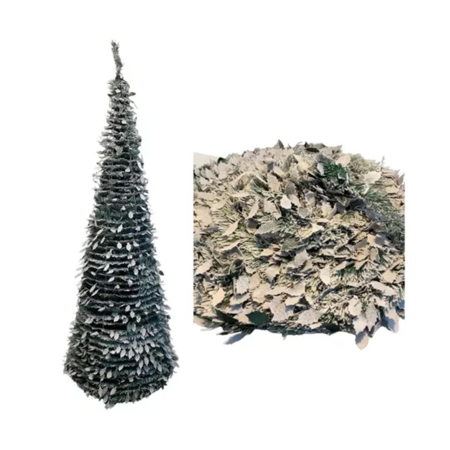 Árbol De Navidad Plegable Decoración Felices Fiestas-1