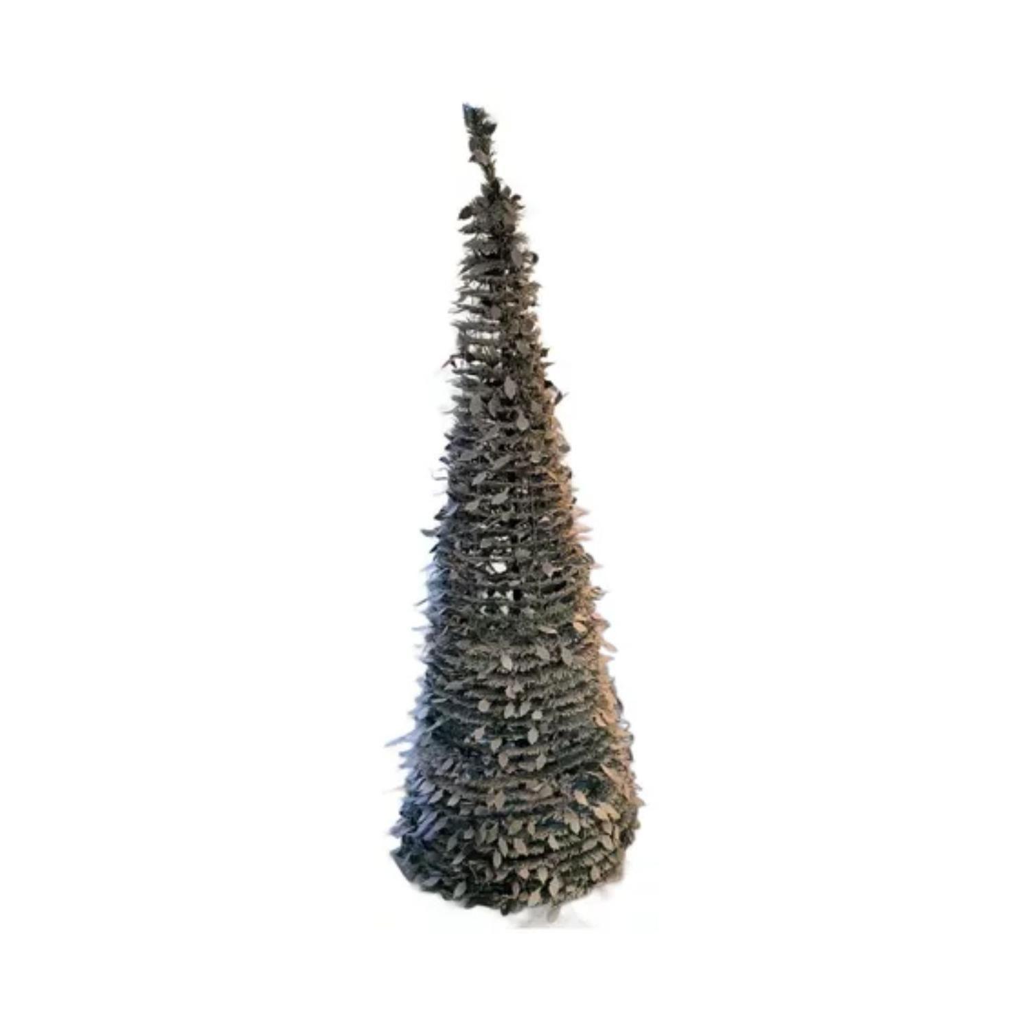 Árbol De Navidad Plegable Decoración Felices Fiestas-2