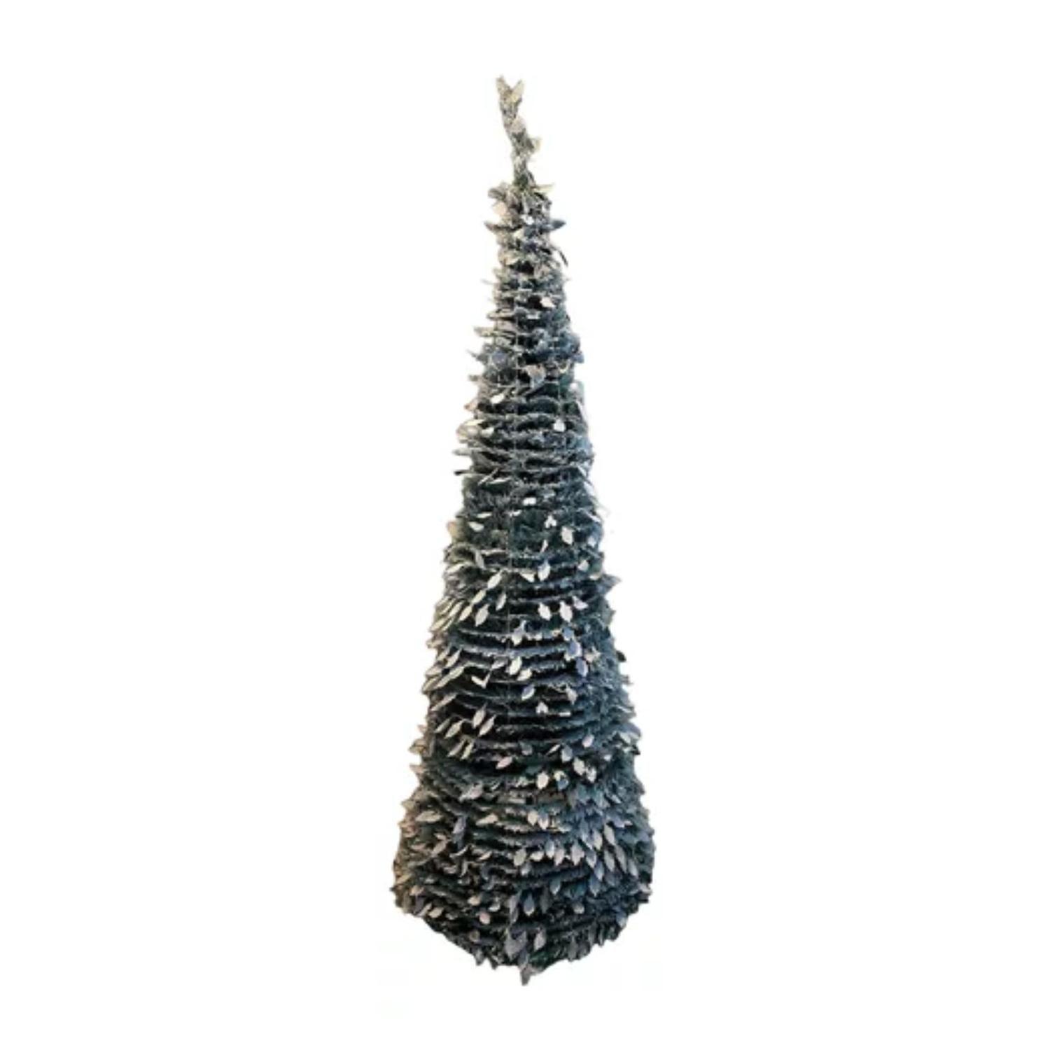 Árbol De Navidad Plegable Decoración Felices Fiestas-3