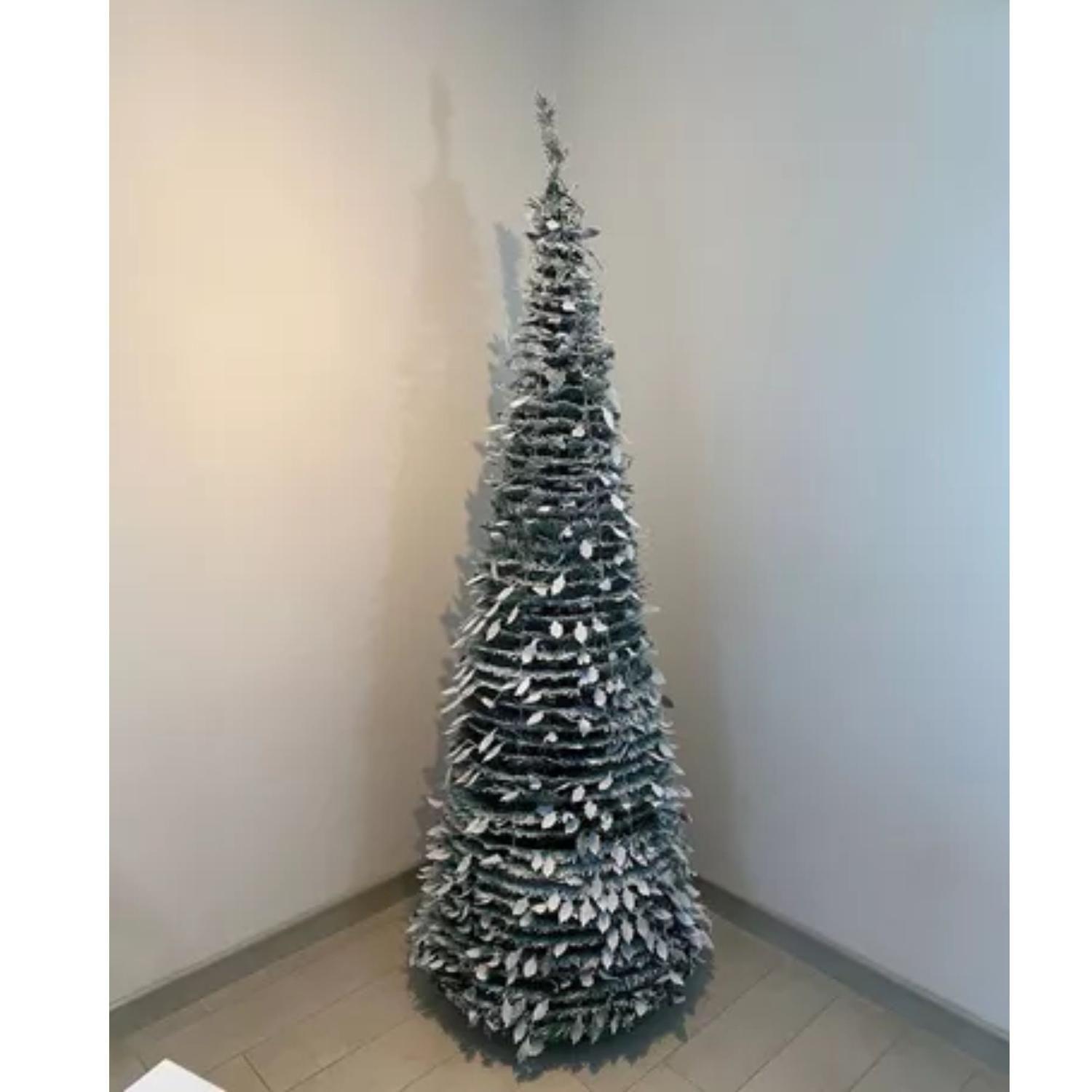 Árbol De Navidad Plegable Decoración Felices Fiestas-4