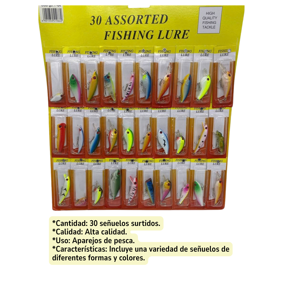 Set De Cucharas #3 Señuelos De Pesca Rio Y Lago 30 Unidades-2