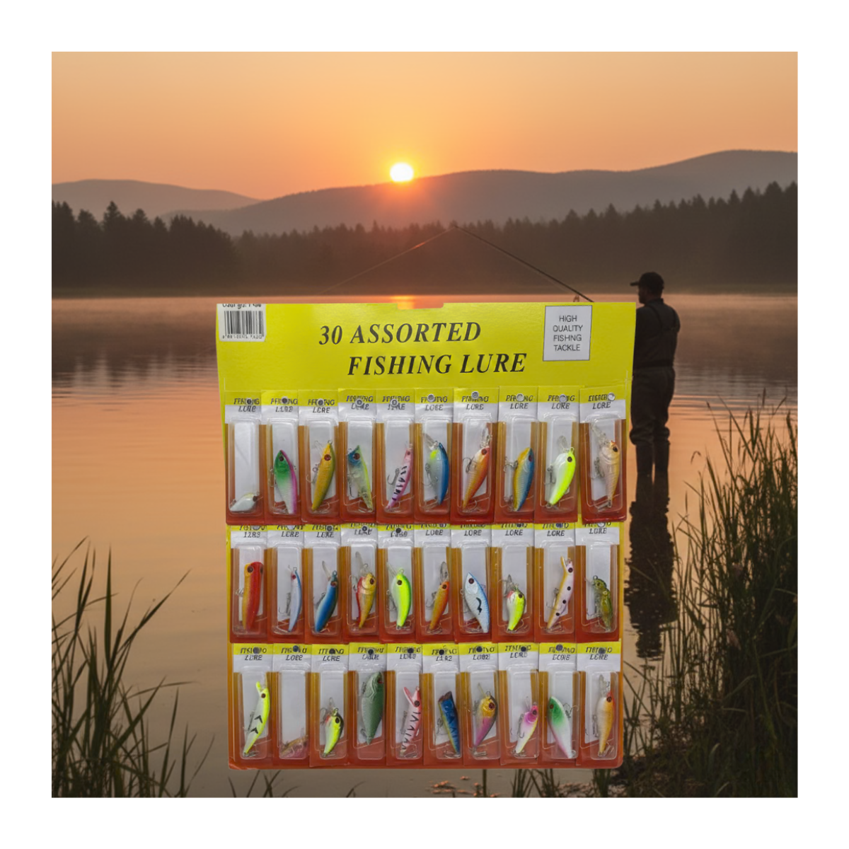 Set De Cucharas #3 Señuelos De Pesca Rio Y Lago 30 Unidades-4