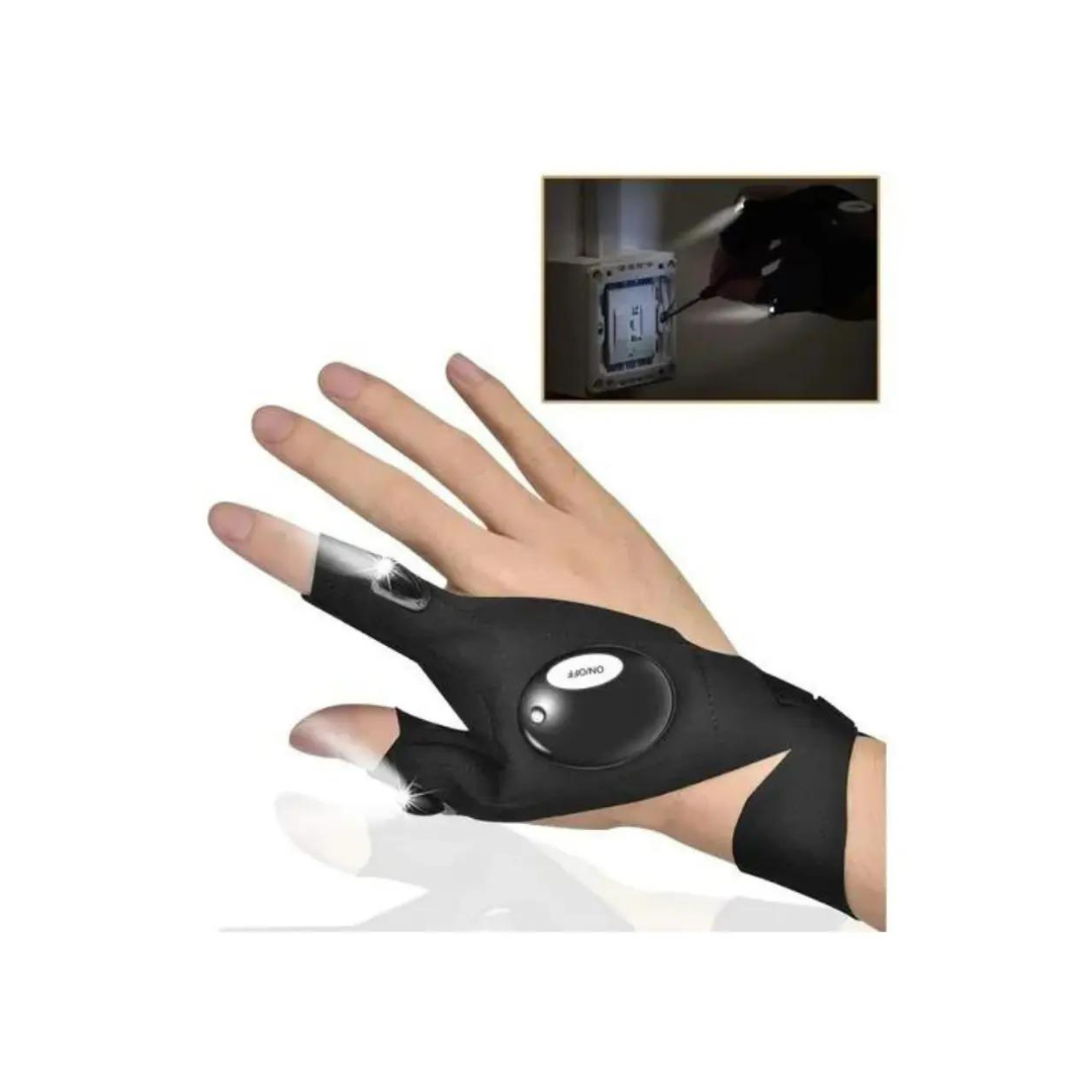 Guante Linterna Led - Bici Caza Pesca-2