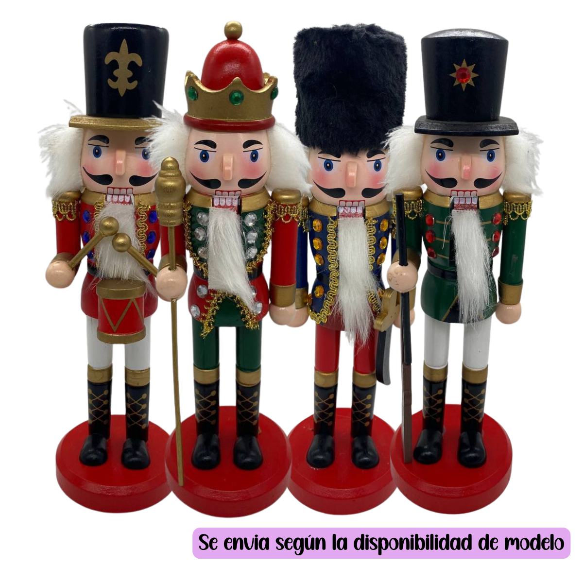 Muñeco Cascanueces 26cm Decoración Surtido Navidad 2025-5