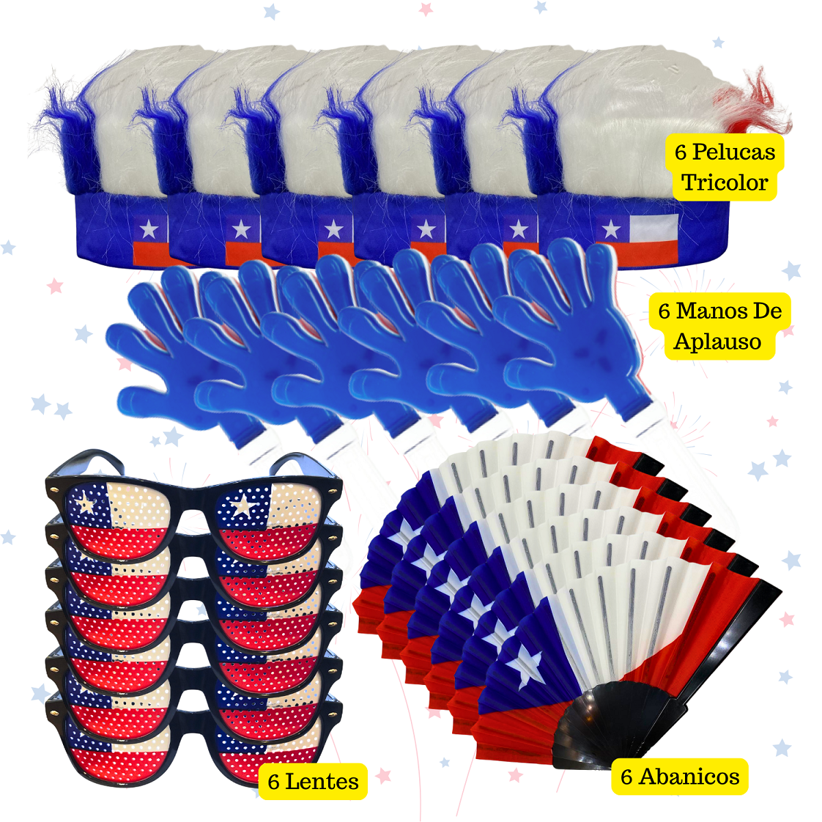 Pack Cotillón Fechas Patrias - Diseño 2-1