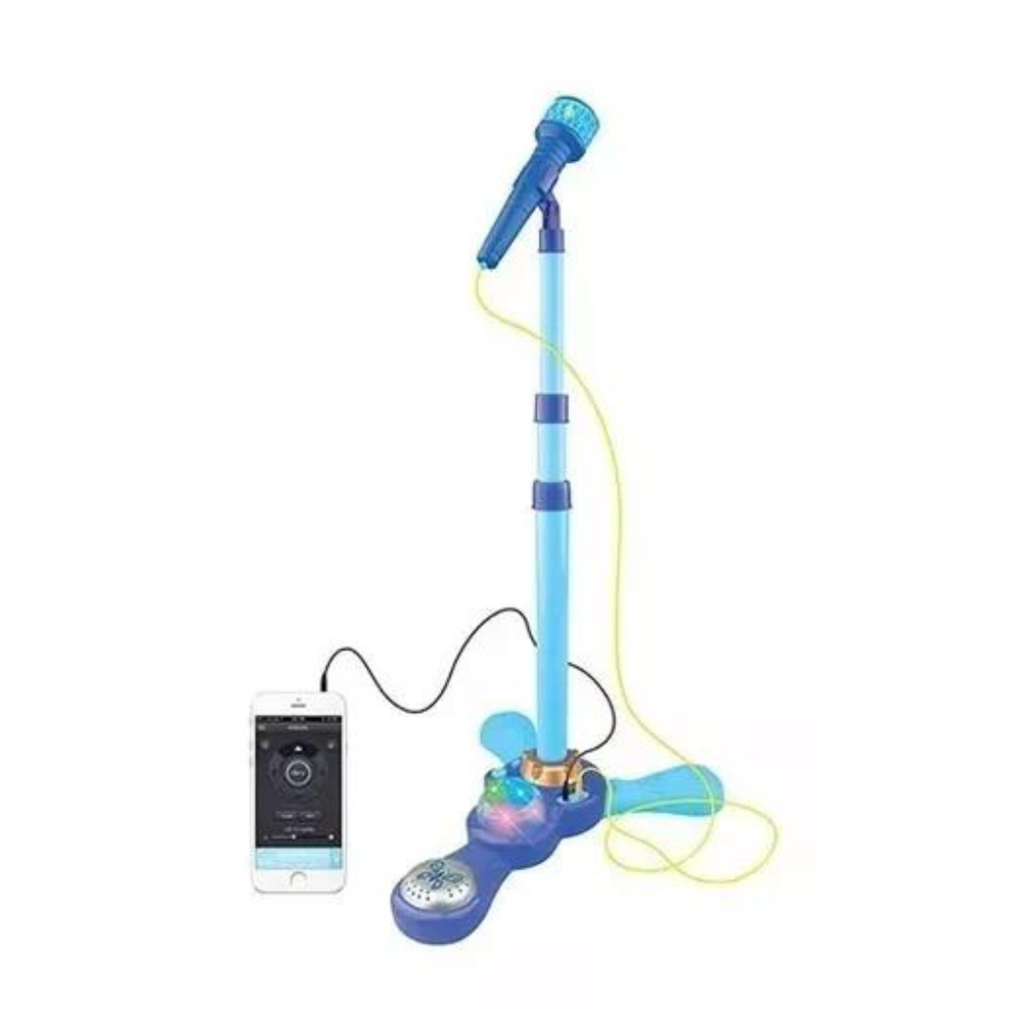Microfono Pedestal Juguete Mp3 Con Luces Infantil-0