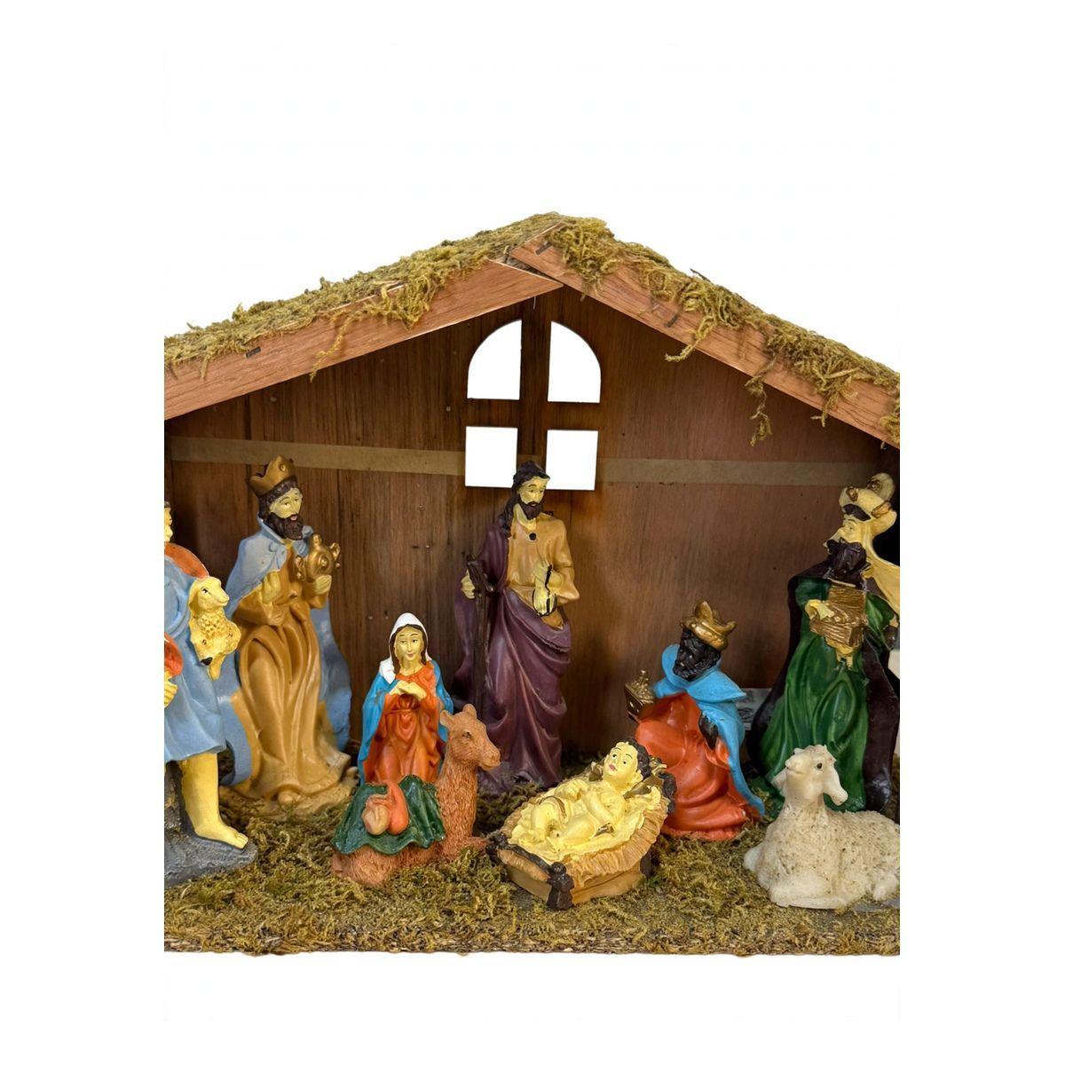Pesebres Navideños De Madera Nacimiento Hogar Navidad 2026-2